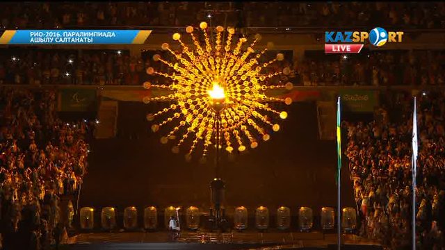 Рио-2016 Паралимпиадасының алауы жағылды (ВИДЕО)