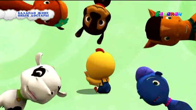 Балапан досының төсінен сүт сорып алады